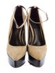 Burberry Prorsum Canvas Tweed Pattern Pumps