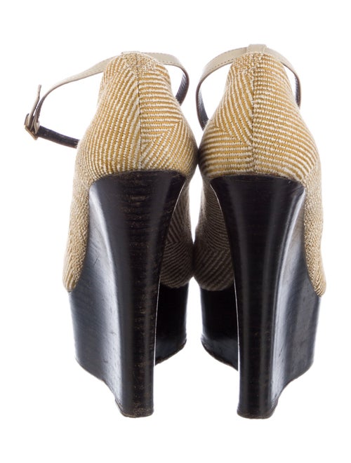 Burberry Prorsum Canvas Tweed Pattern Pumps