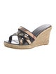 Burberry Prorsum Nova Check Pattern Espadrilles