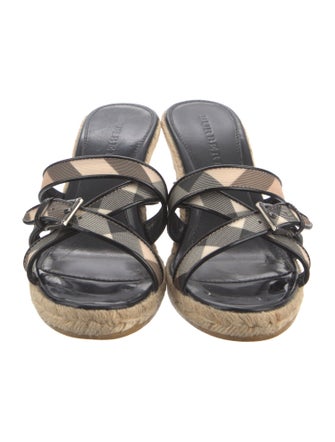 Burberry Prorsum Nova Check Pattern Espadrilles