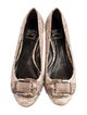 Burberry Prorsum Snakeskin Animal Print Ballet Flats