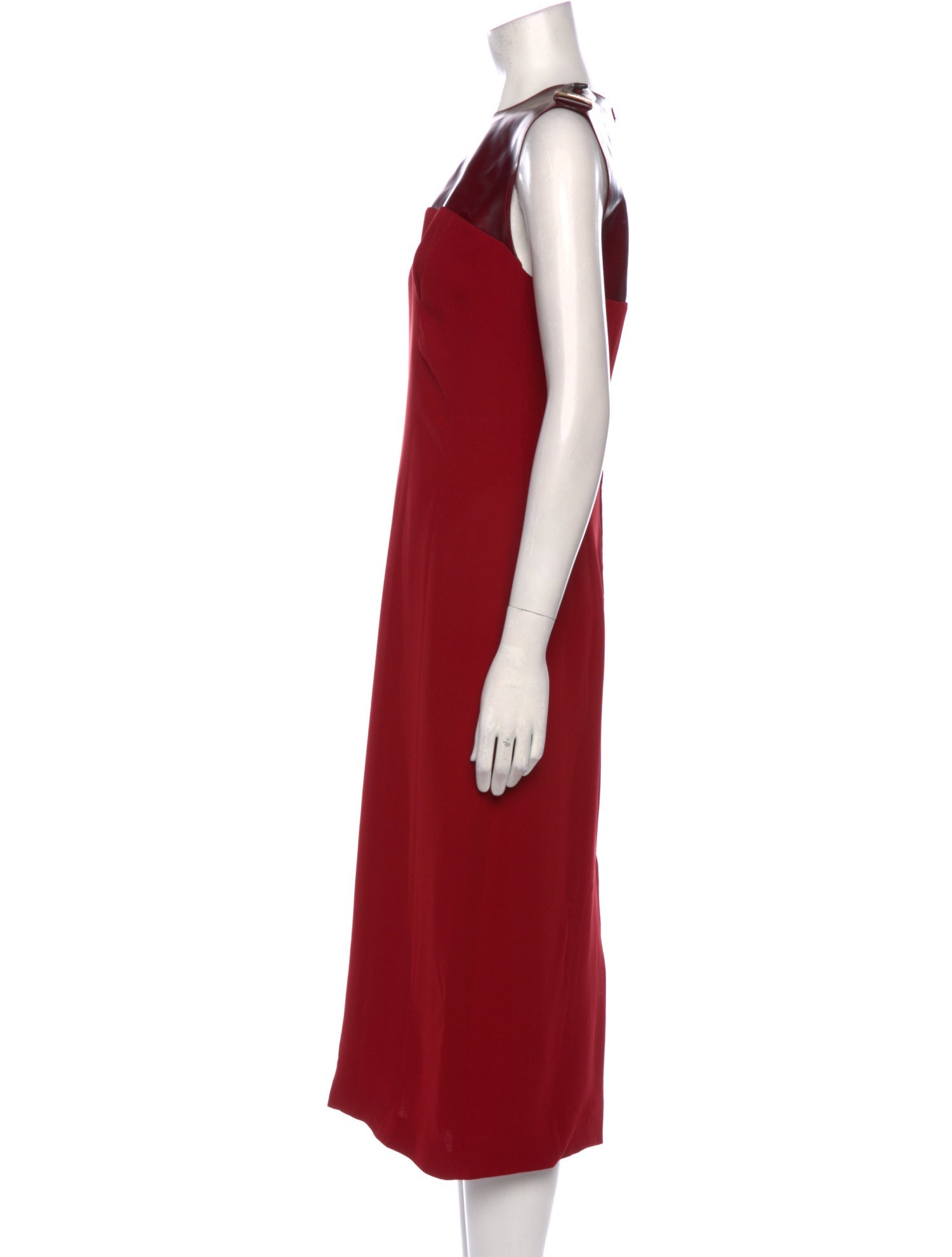 Burberry Prorsum Silk Midi Length Dress