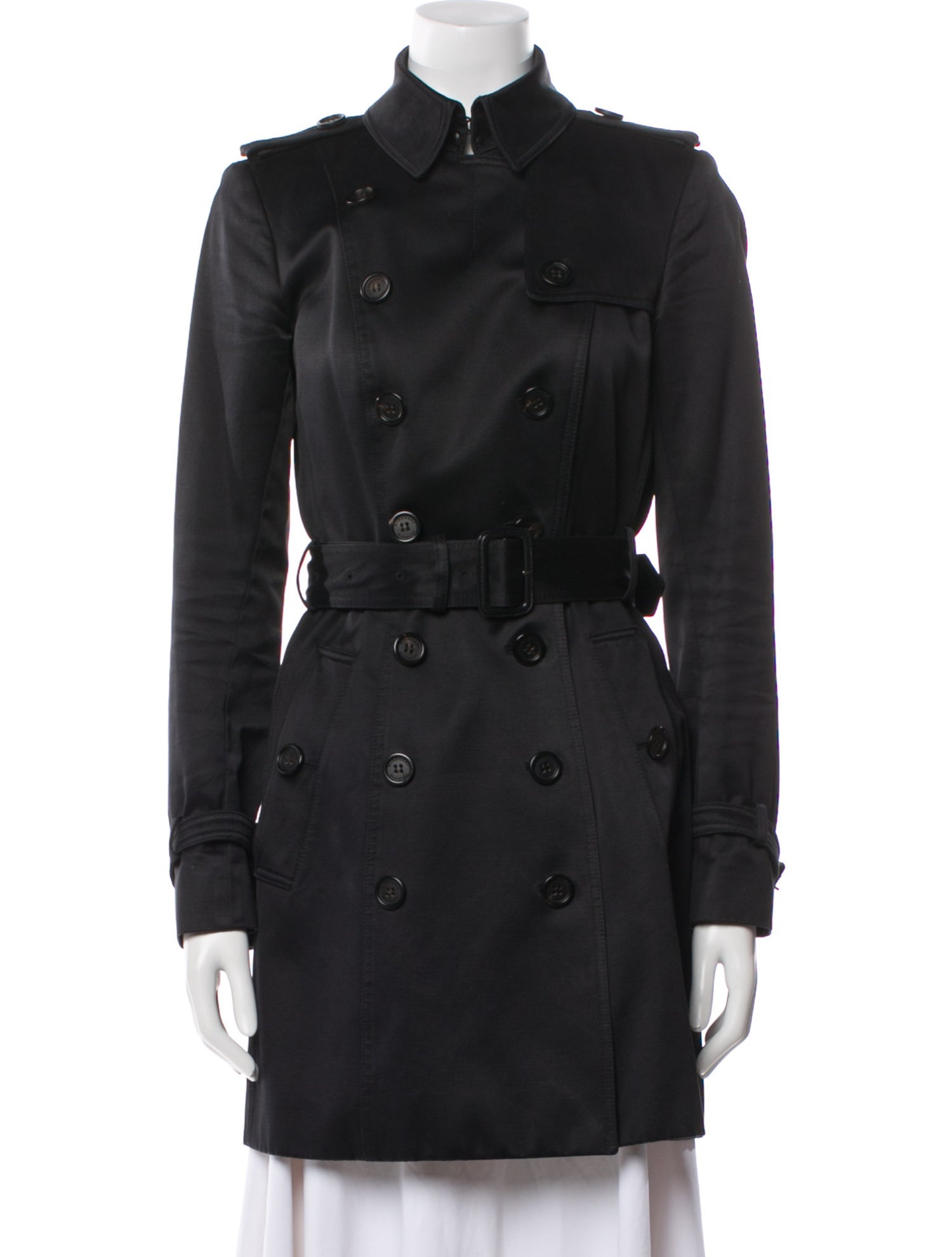 Burberry Prorsum Wool Trench Coat