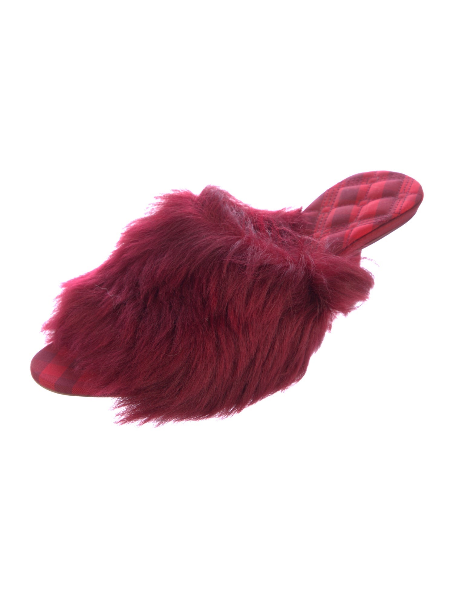 Burberry Prorsum Leather Trim Embellishment Slides