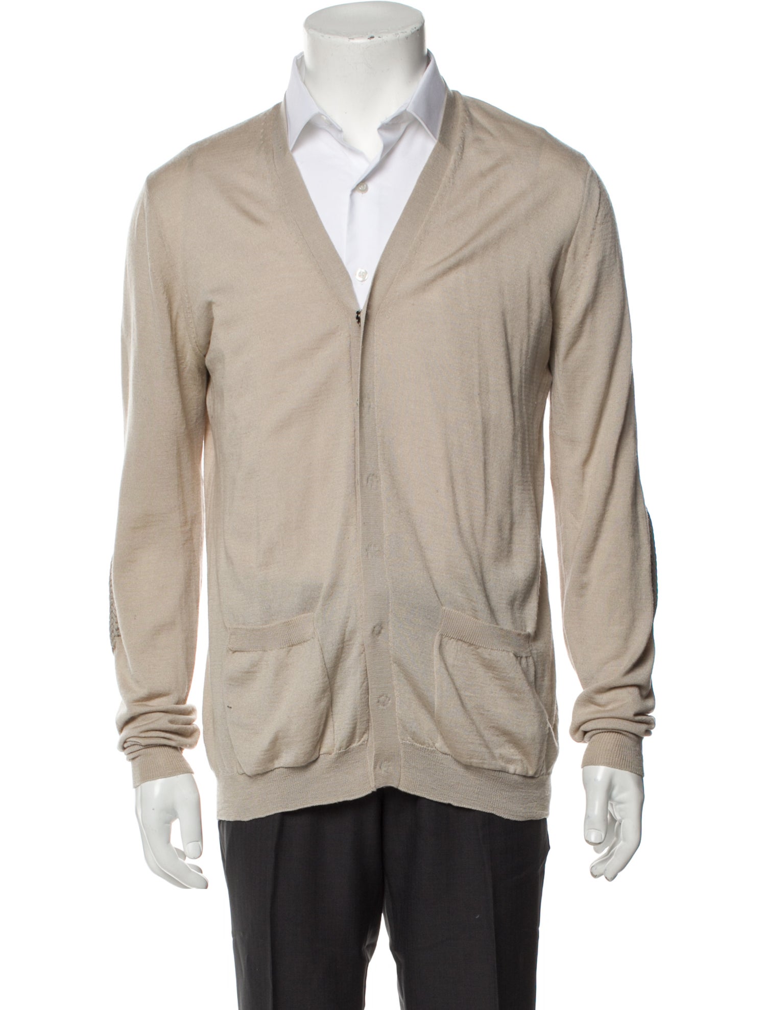 Burberry Prorsum V-Neck Long Sleeve Cardigan