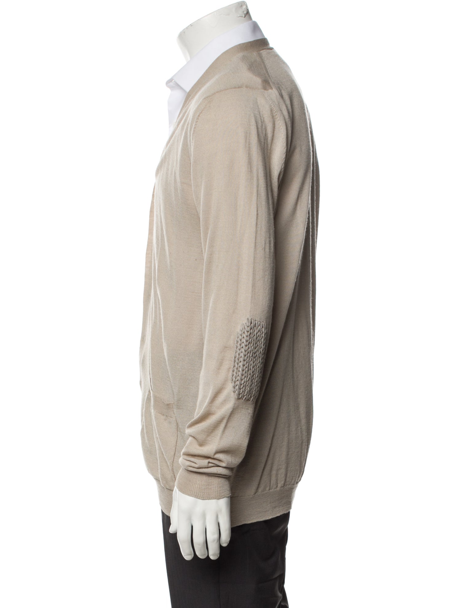 Burberry Prorsum V-Neck Long Sleeve Cardigan