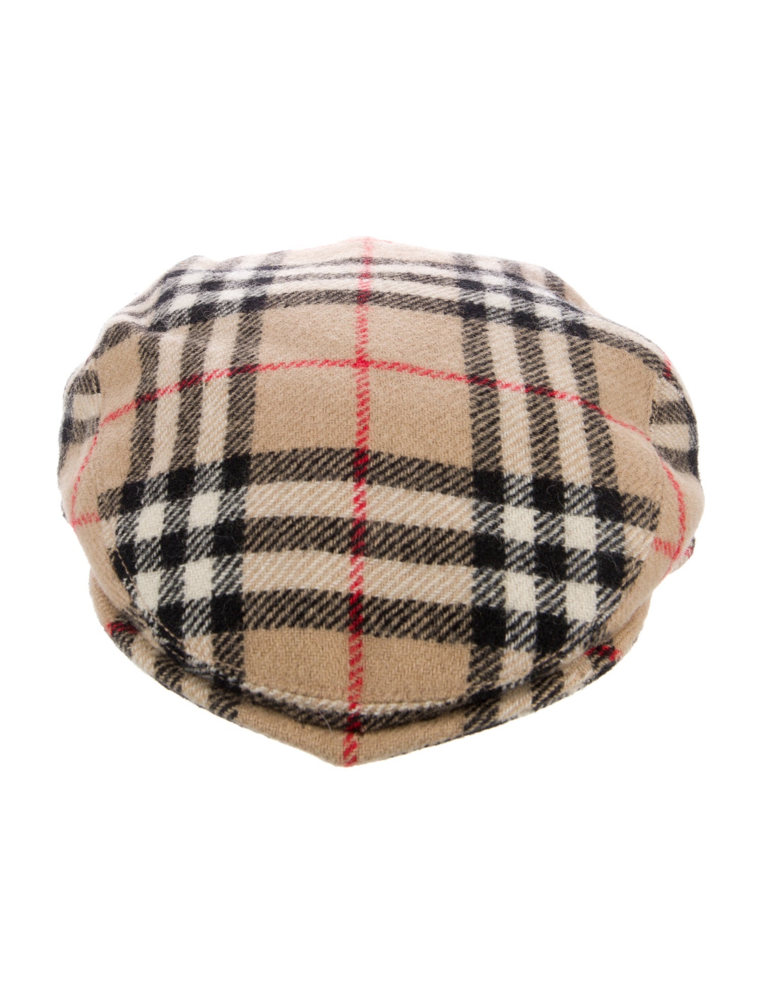 Burberry Prorsum Wool Newsboy Hat