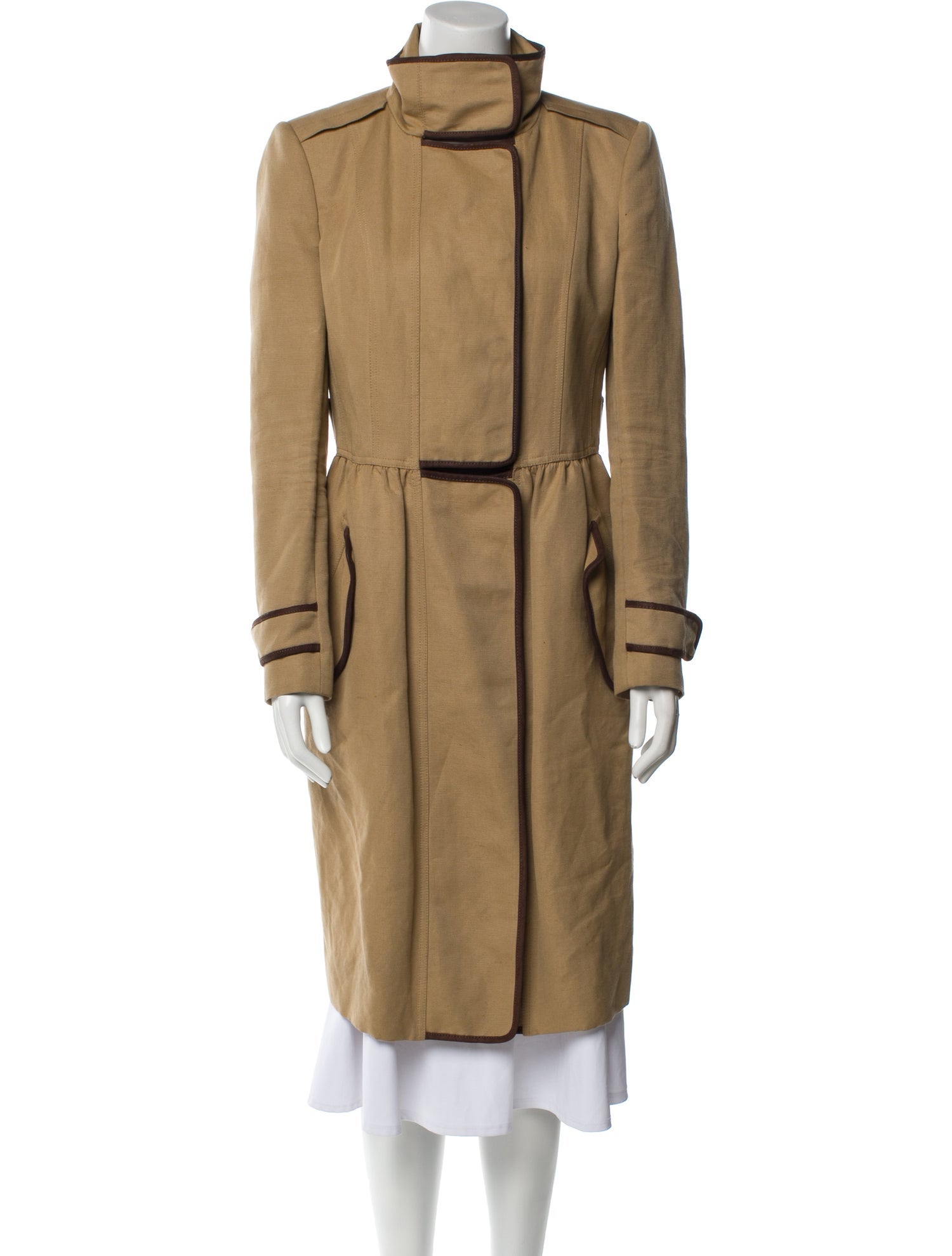 Burberry Prorsum Linen Trench Coat