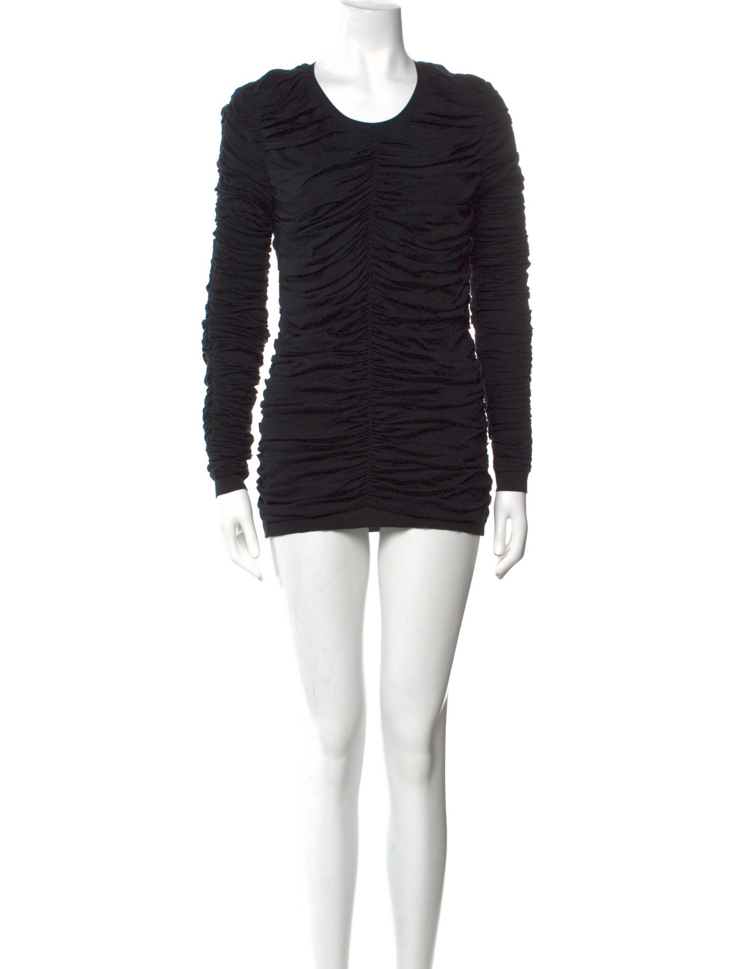 Burberry Prorsum Silk Scoop Neck Bodysuit