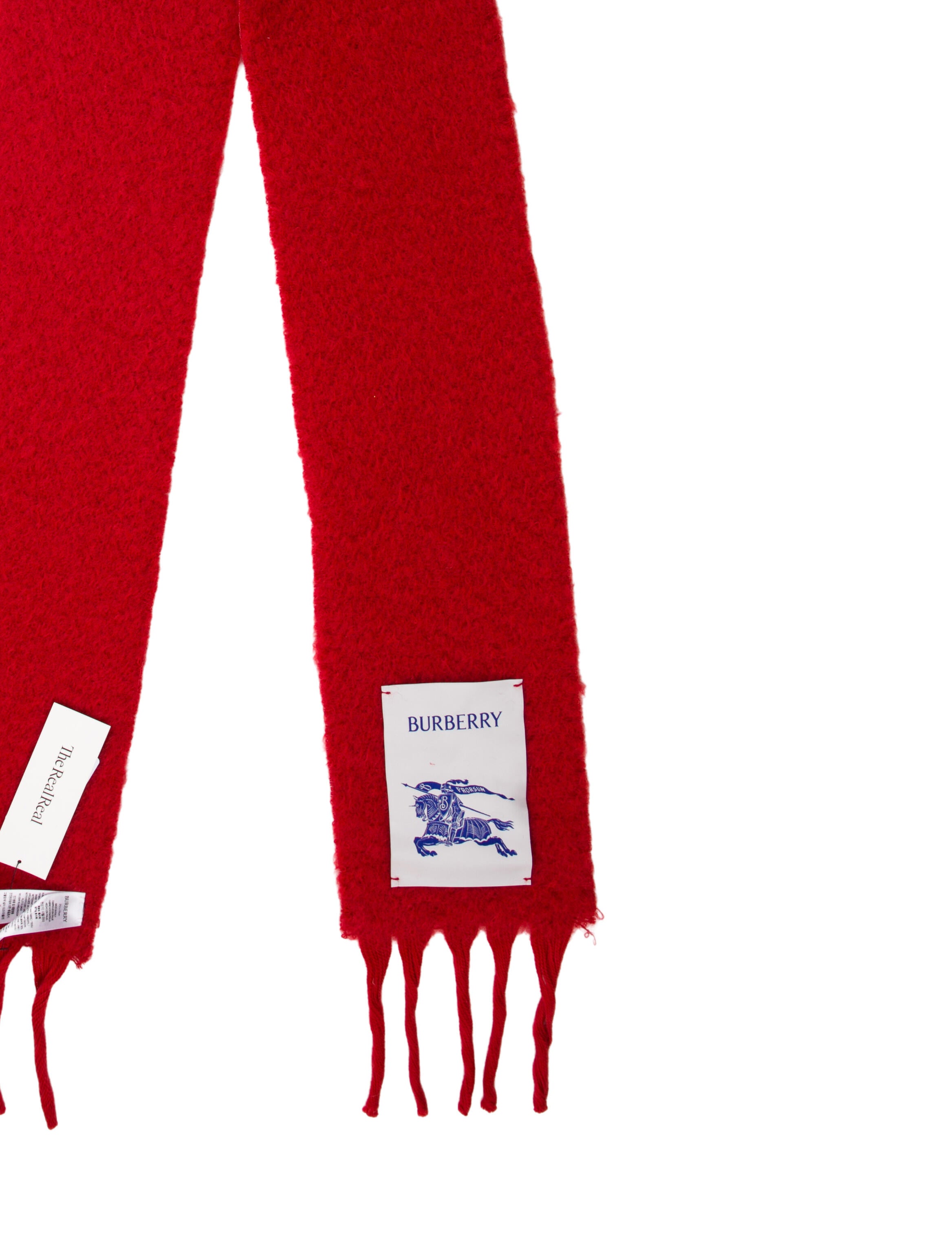 Burberry Prorsum Mohair Graphic Print Scarf