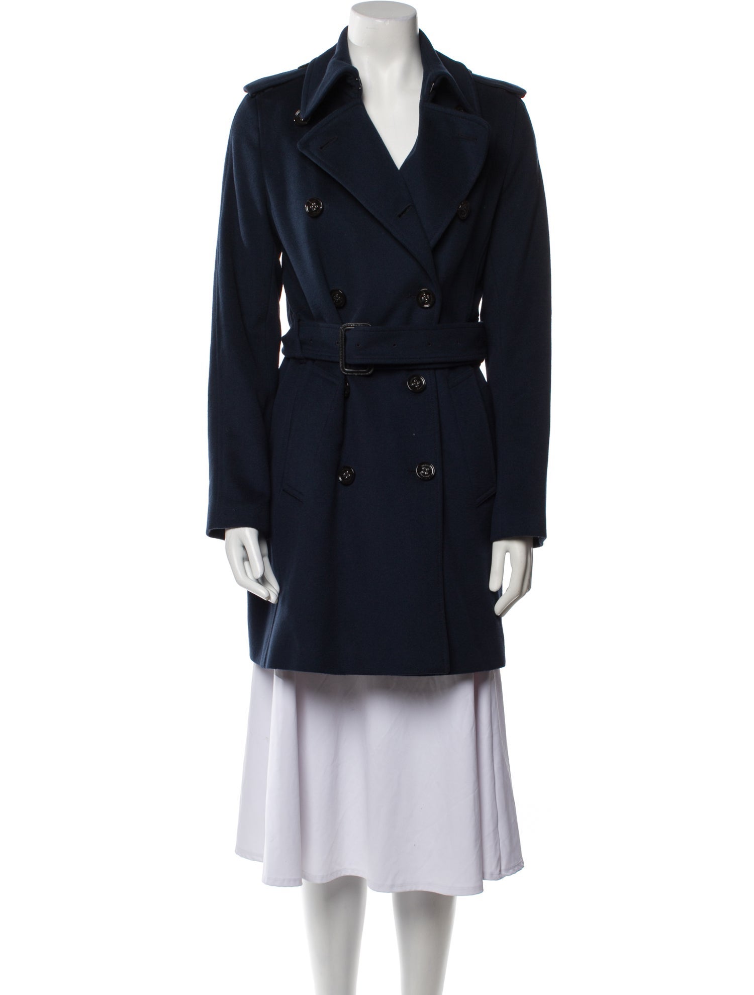 Burberry Prorsum Wool Trench Coat