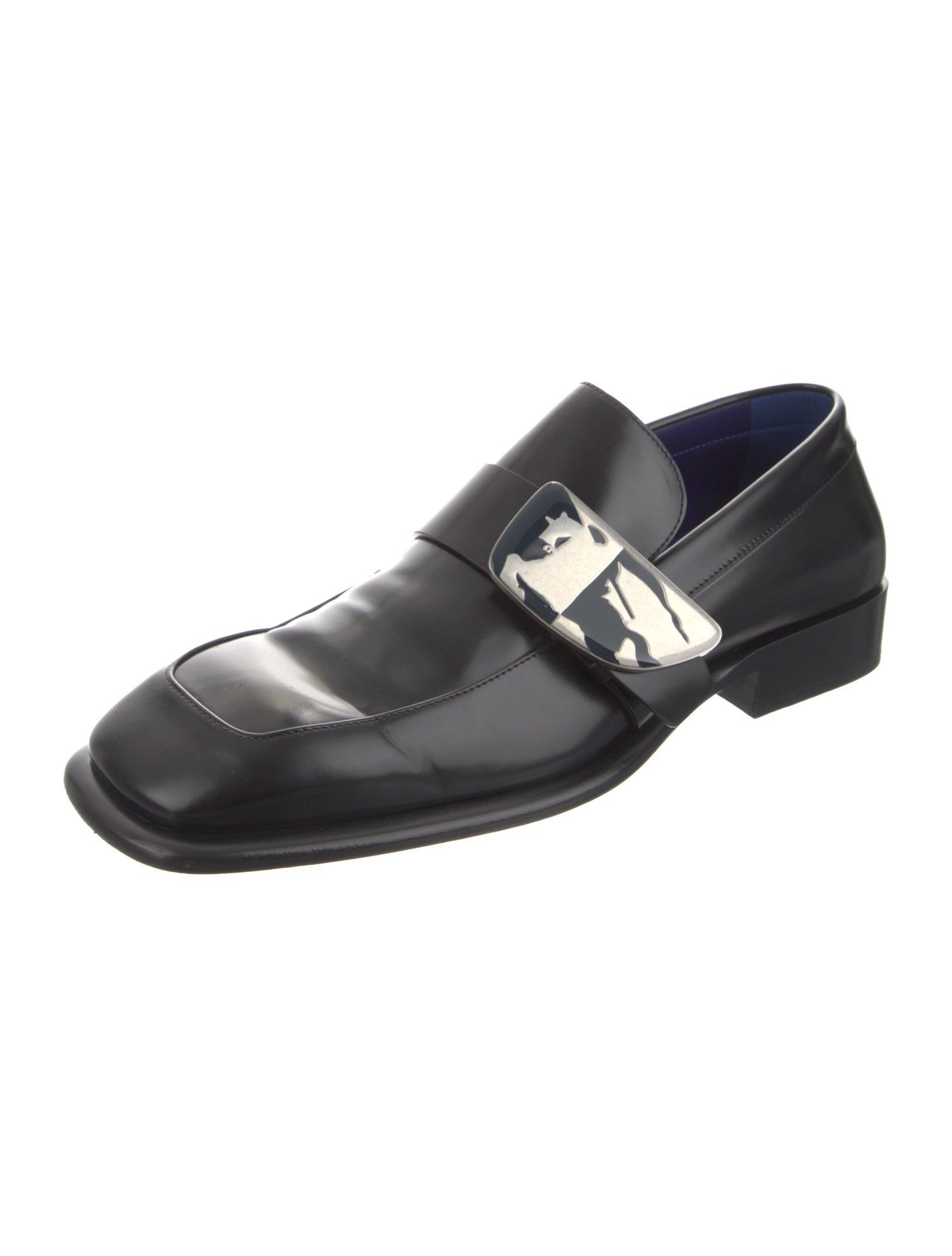 Burberry Prorsum Leather Monk Straps