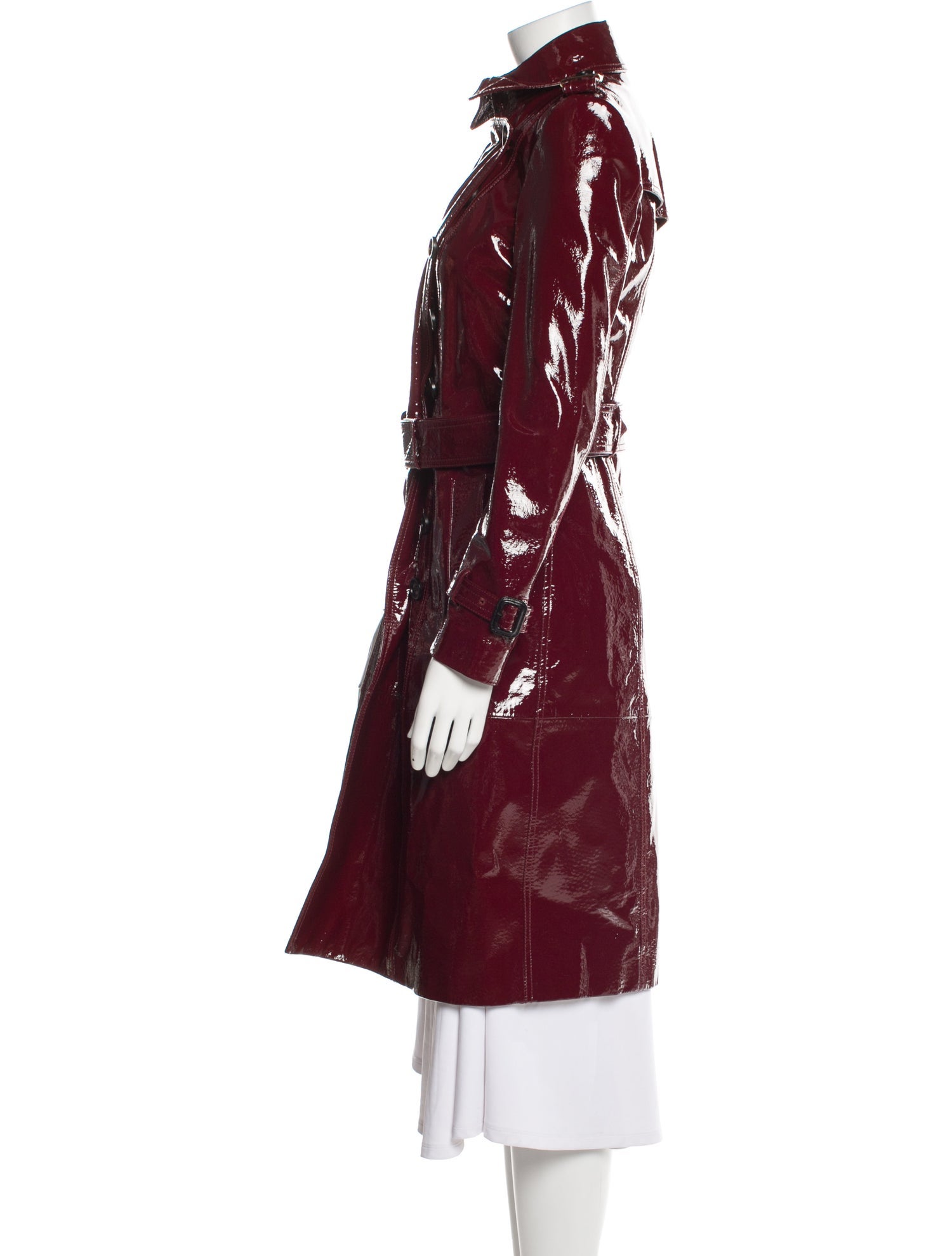 Burberry Prorsum Leather Trench Coat