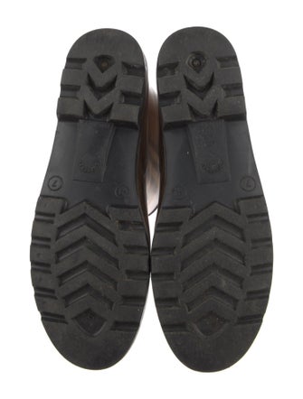 Burberry Prorsum Rubber Plaid Print Rain Boots