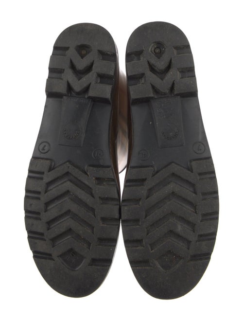 Burberry Prorsum Rubber Plaid Print Rain Boots