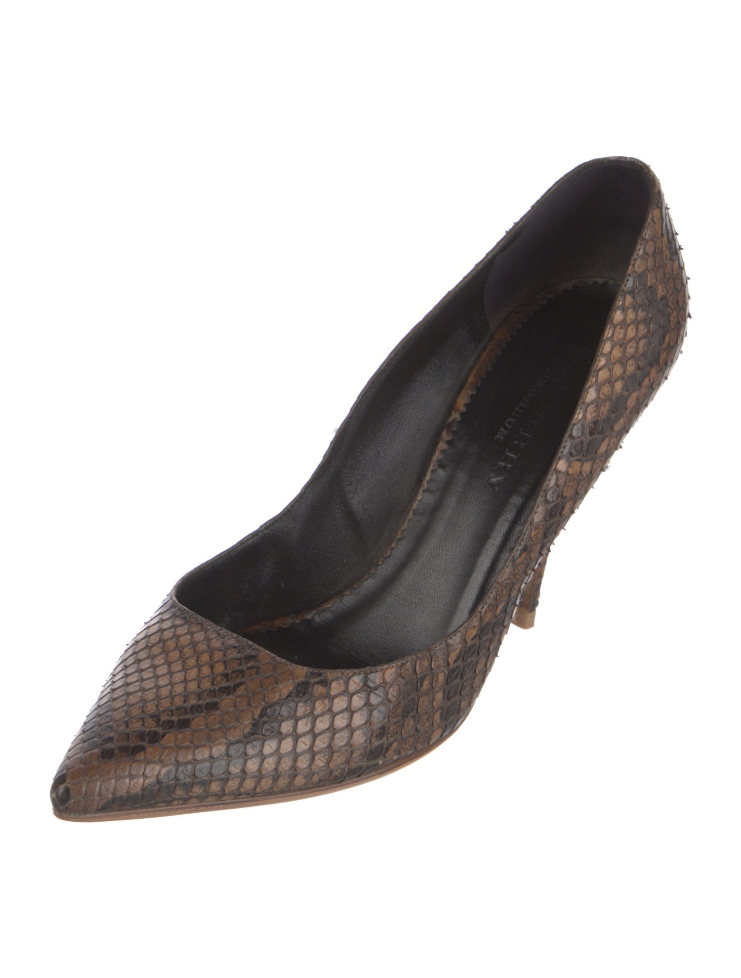 Burberry Prorsum Snakeskin Animal Print Pumps