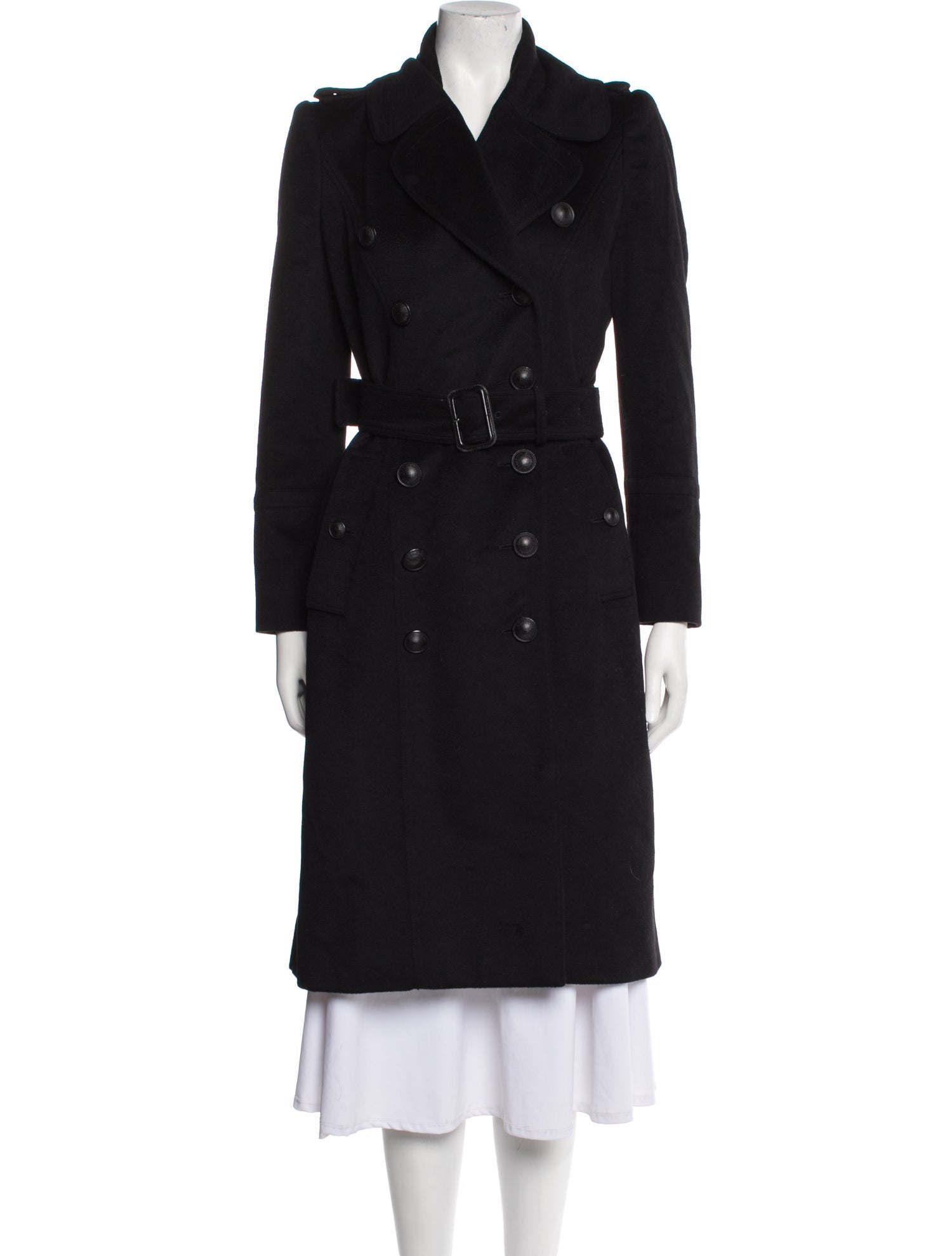 Burberry Prorsum Wool Trench Coat