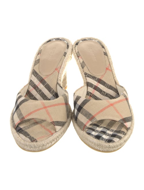 Burberry Prorsum Canvas Printed Espadrilles