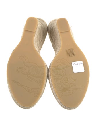 Burberry Prorsum Canvas Printed Espadrilles