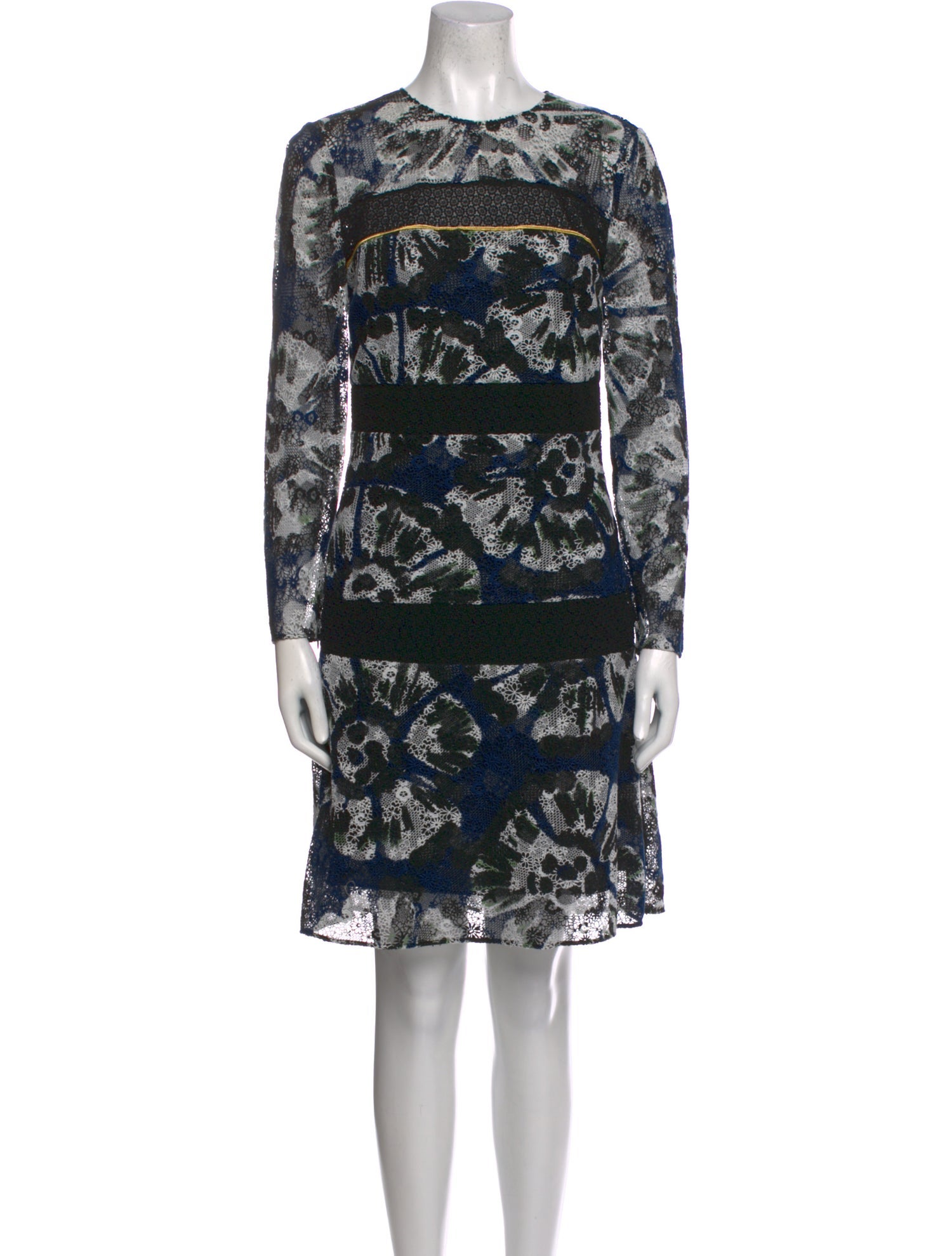 Burberry Prorsum Printed Mini Dress
