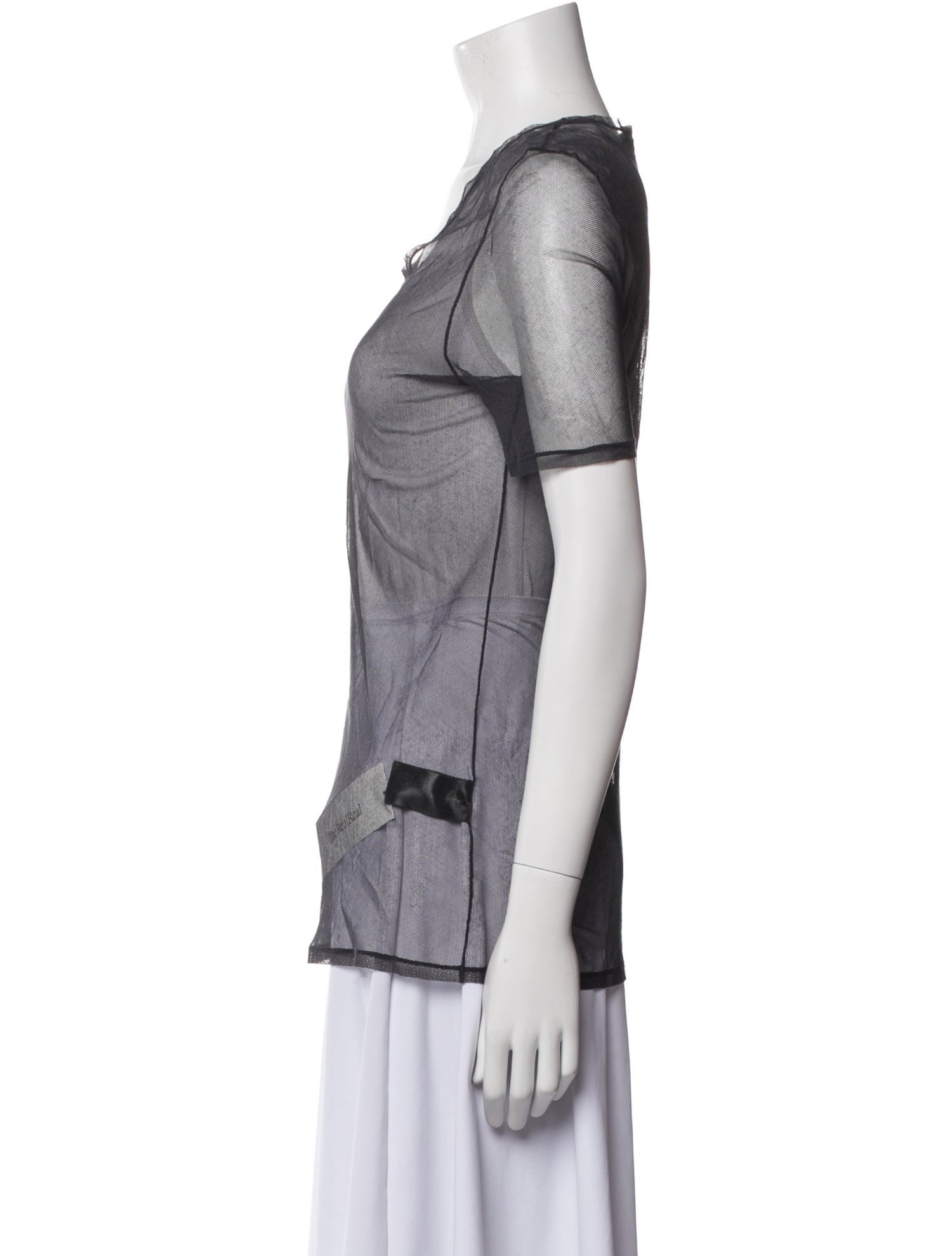 Burberry Prorsum Scoop Neck Short Sleeve T-Shirt