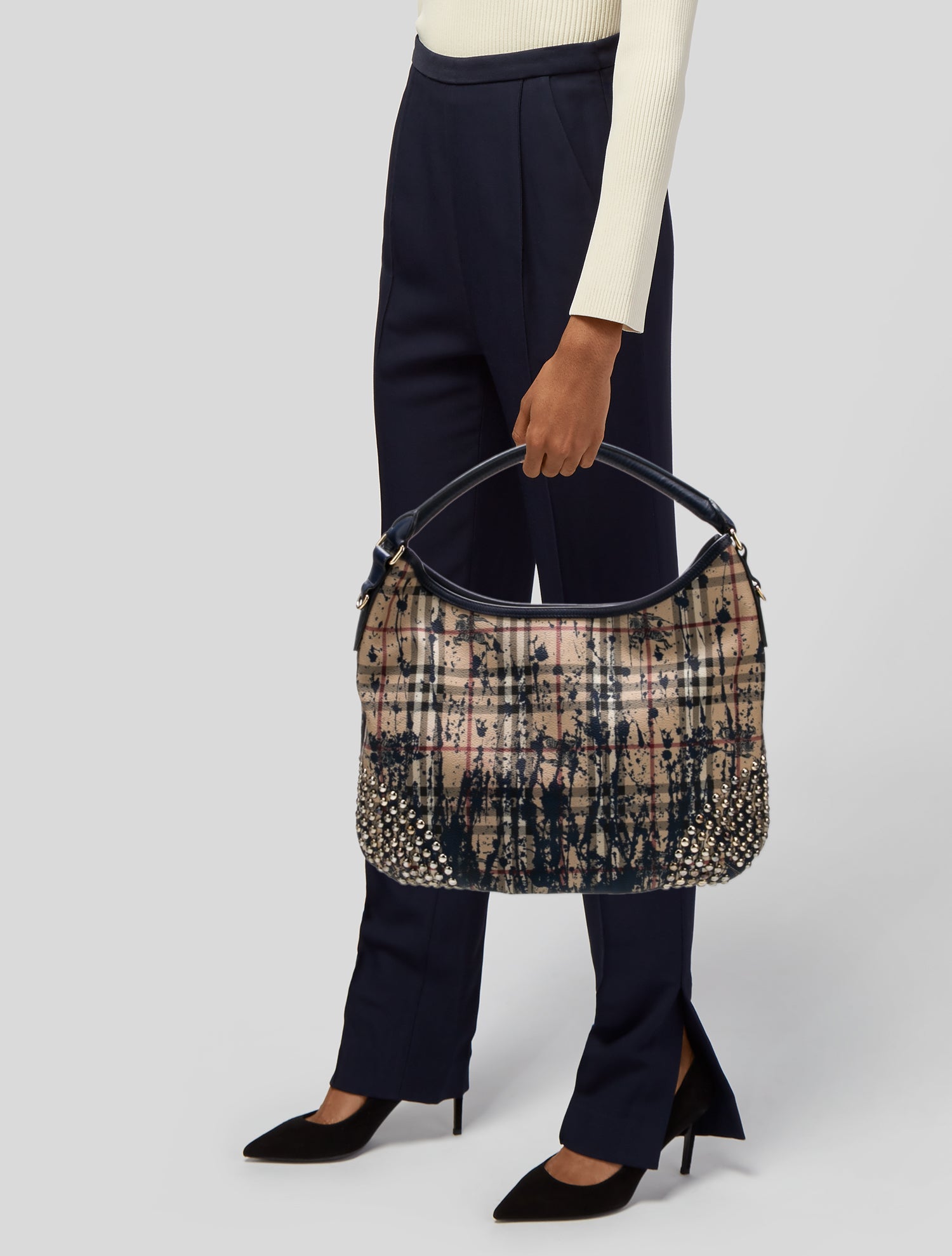 Burberry Nova Check Shoulder Bag