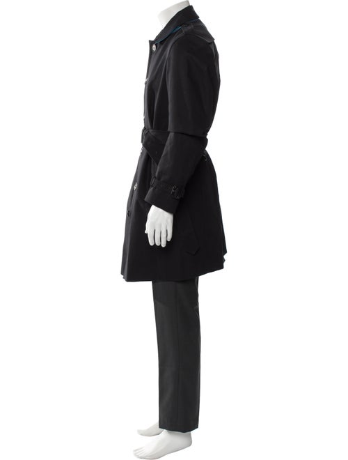 Burberry Prorsum House Check Pattern Trench Coat