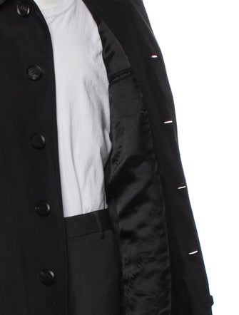 Burberry Prorsum House Check Pattern Trench Coat