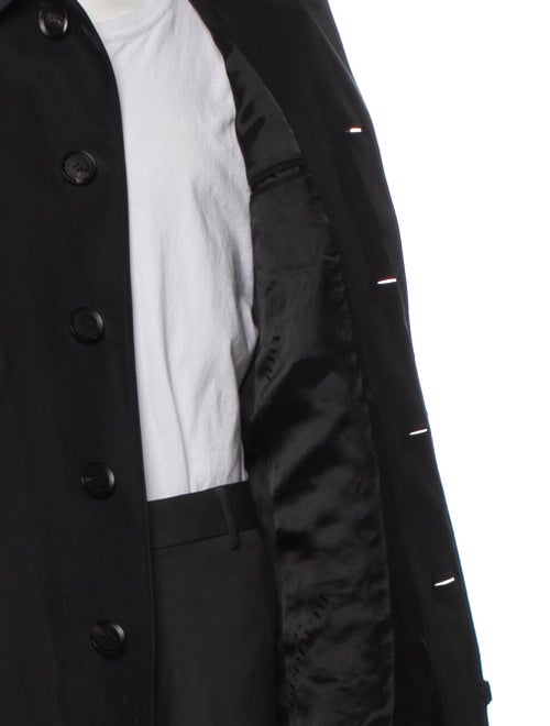 Burberry Prorsum House Check Pattern Trench Coat