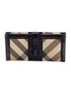 Burberry Prorsum Super Nova Check Pattern Continental Wallet