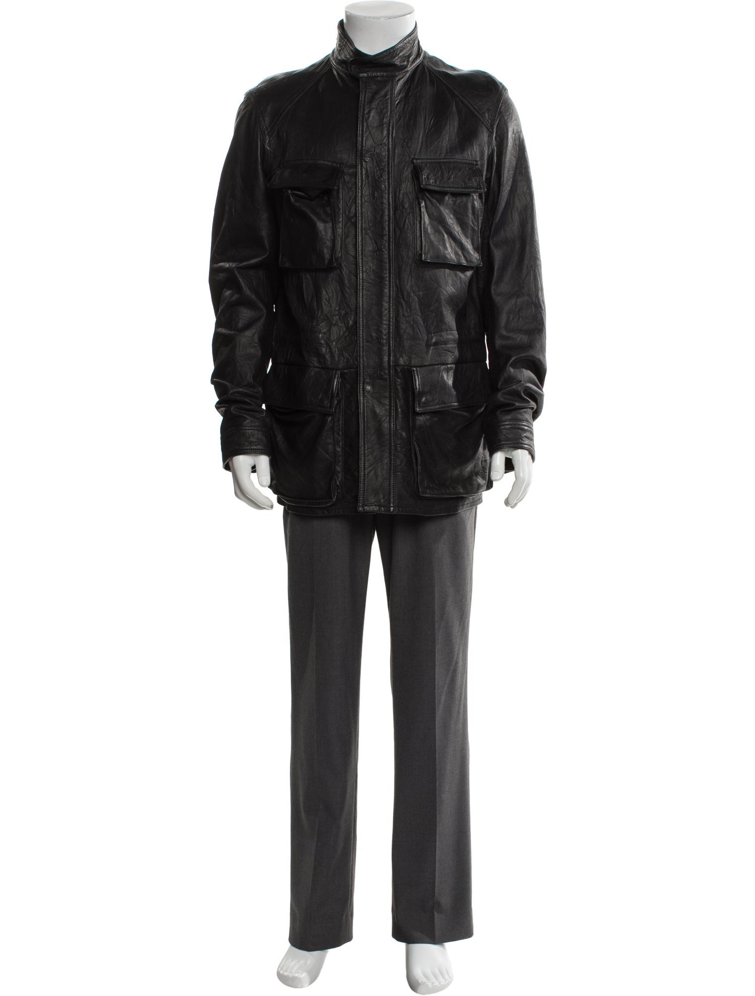 Burberry Prorsum Leather Parka