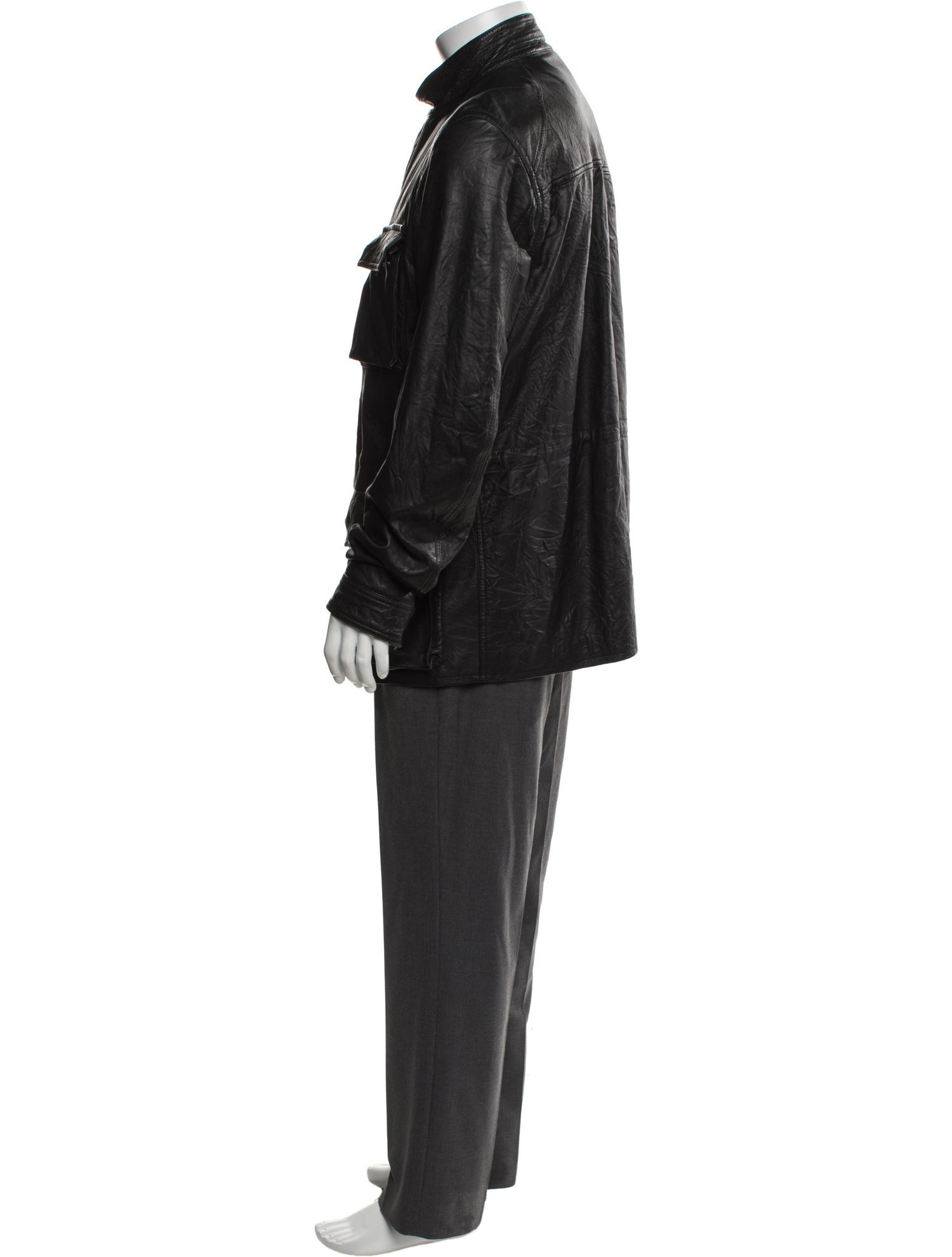 Burberry Prorsum Leather Parka