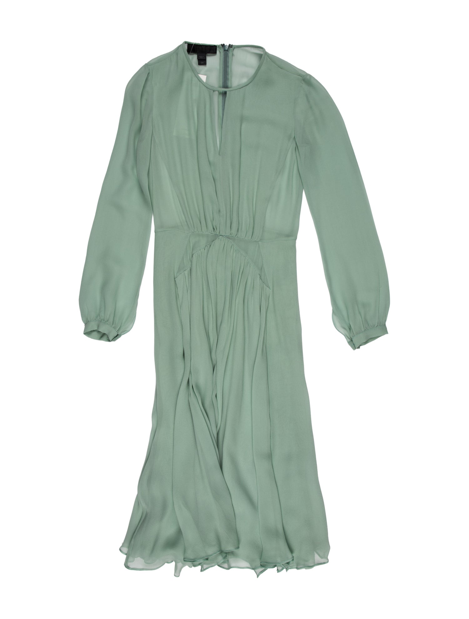 Burberry Prorsum Crew Neck Knee-Length Dress