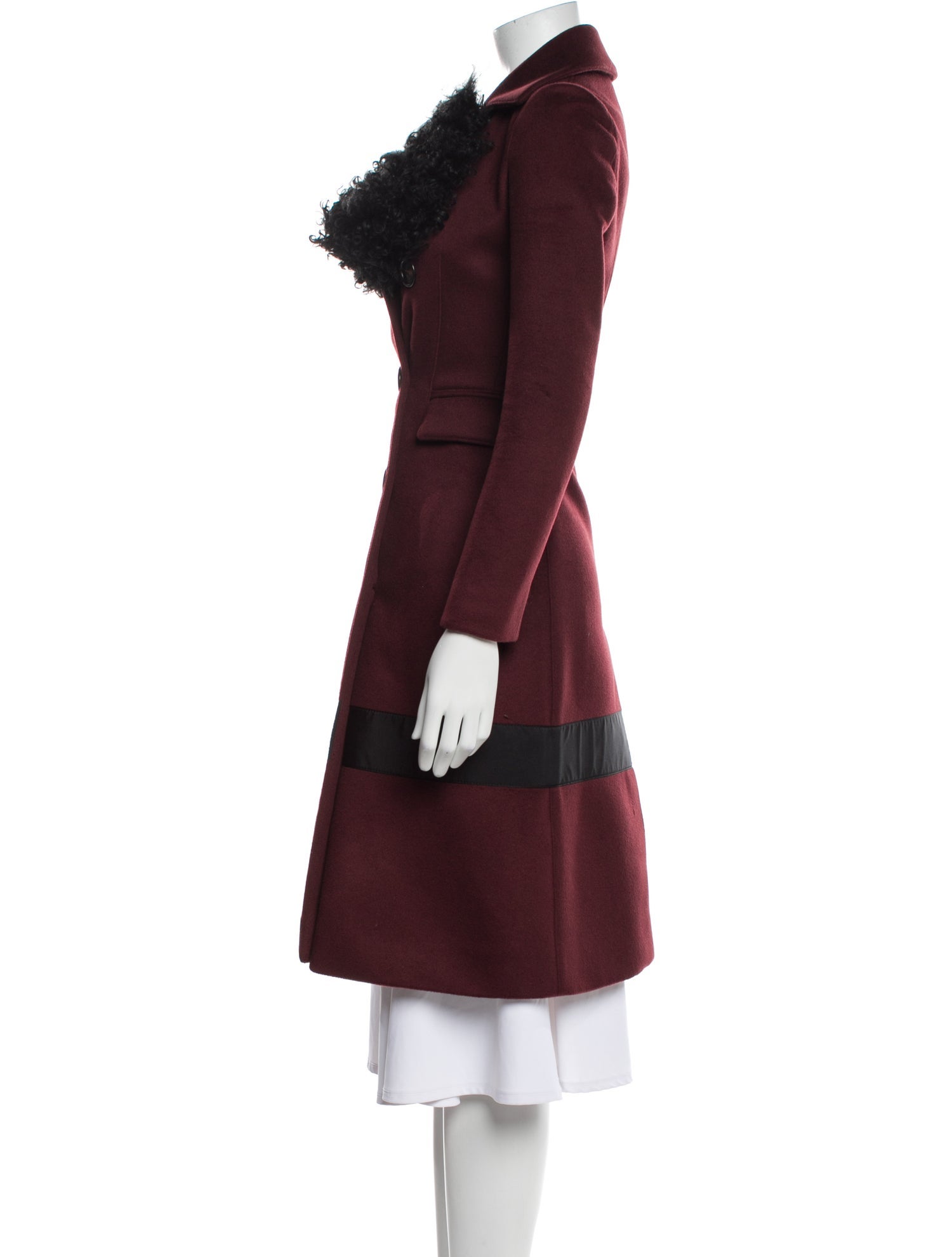 Burberry Prorsum Virgin Wool Trench Coat