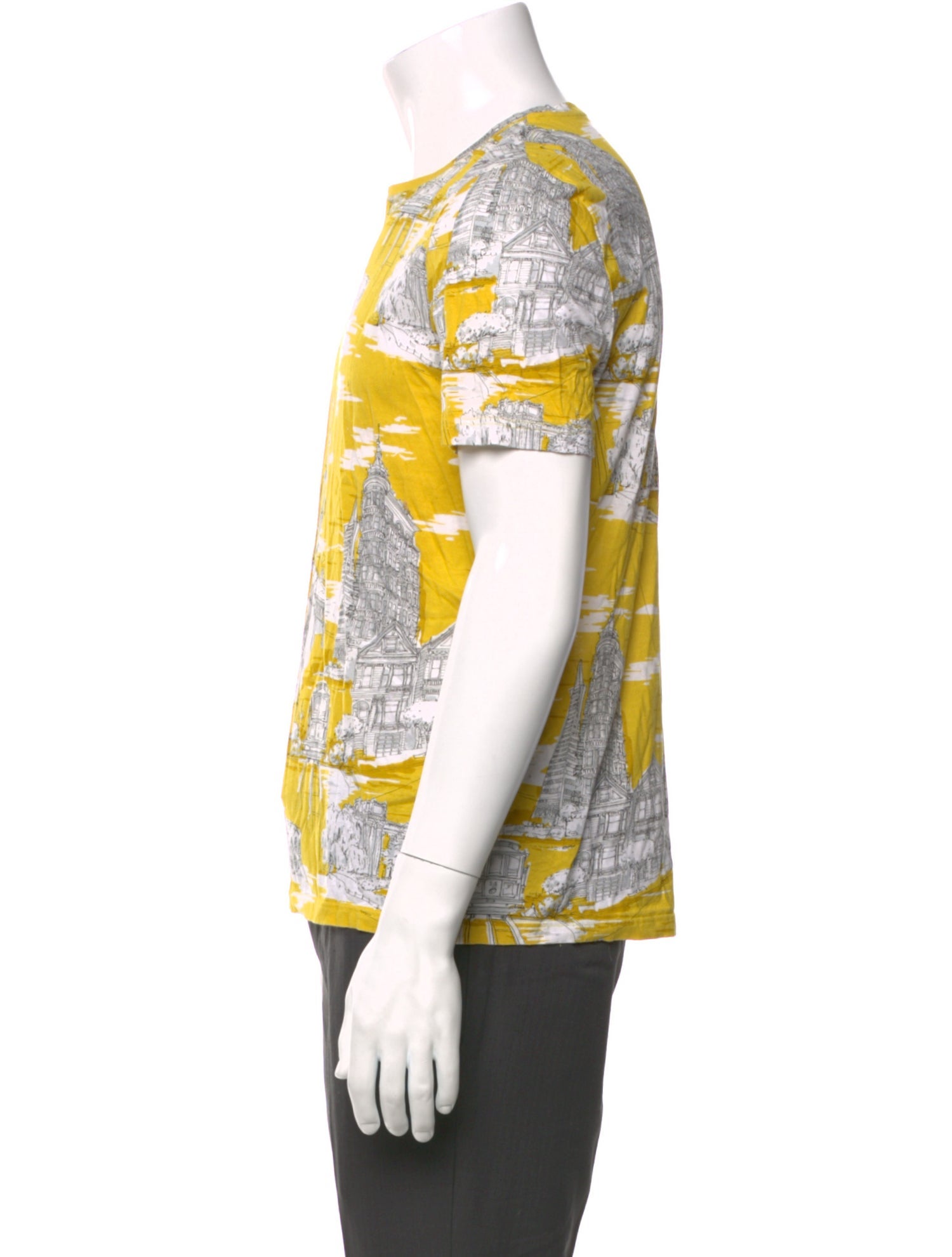 Burberry Prorsum Printed Crew Neck T-Shirt