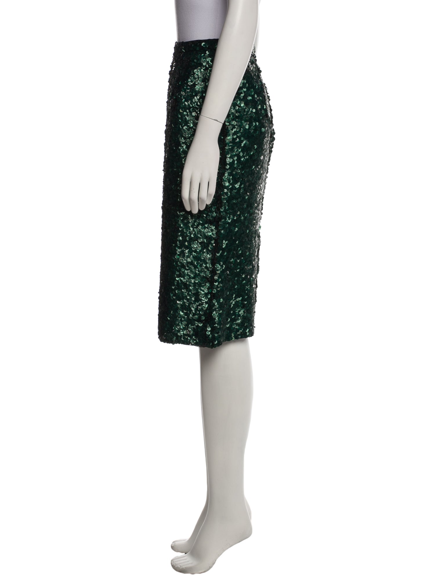 Burberry Prorsum Sequin Knee-Length Skirt