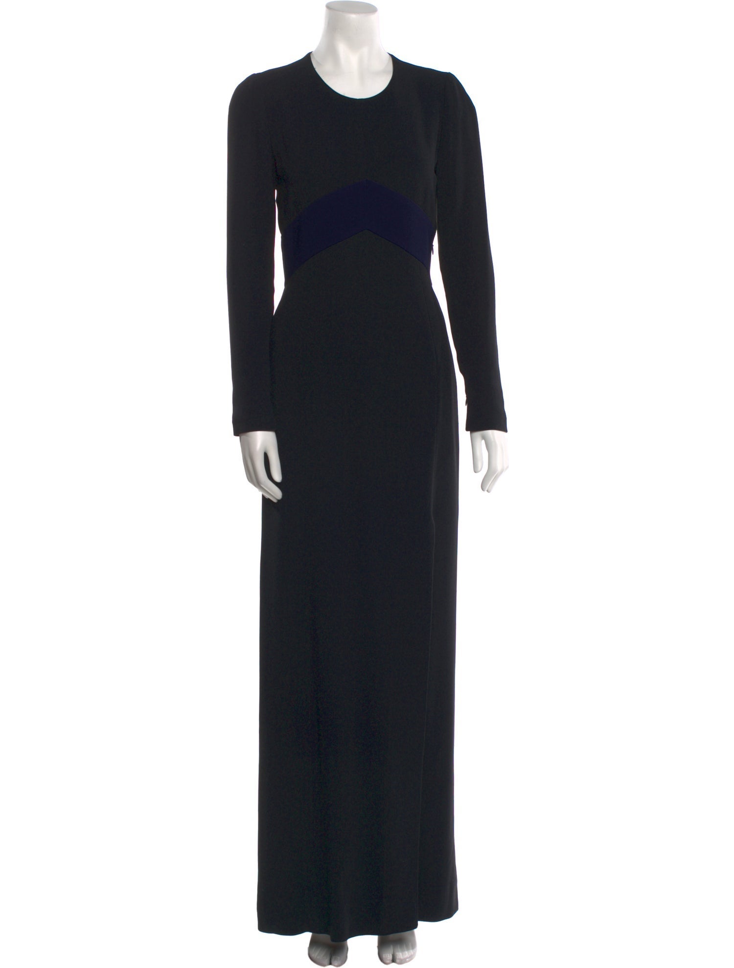 Burberry Prorsum Crew Neck Long Dress