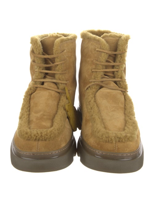 Burberry Prorsum Suede Lace-Up Boots