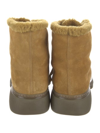 Burberry Prorsum Suede Lace-Up Boots