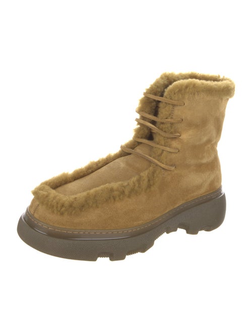 Burberry Prorsum Suede Lace-Up Boots