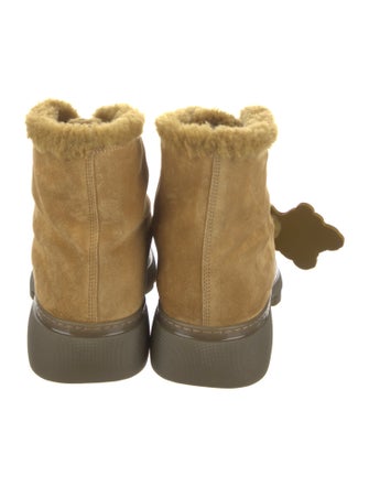 Burberry Prorsum Suede Lace-Up Boots