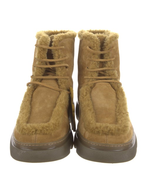 Burberry Prorsum Suede Lace-Up Boots