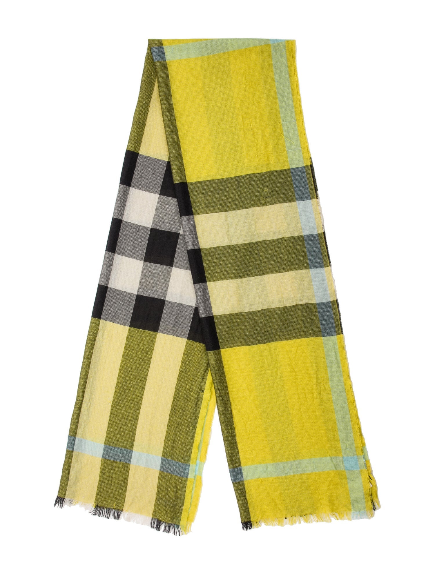 Burberry Silk House Check Pattern Scarf