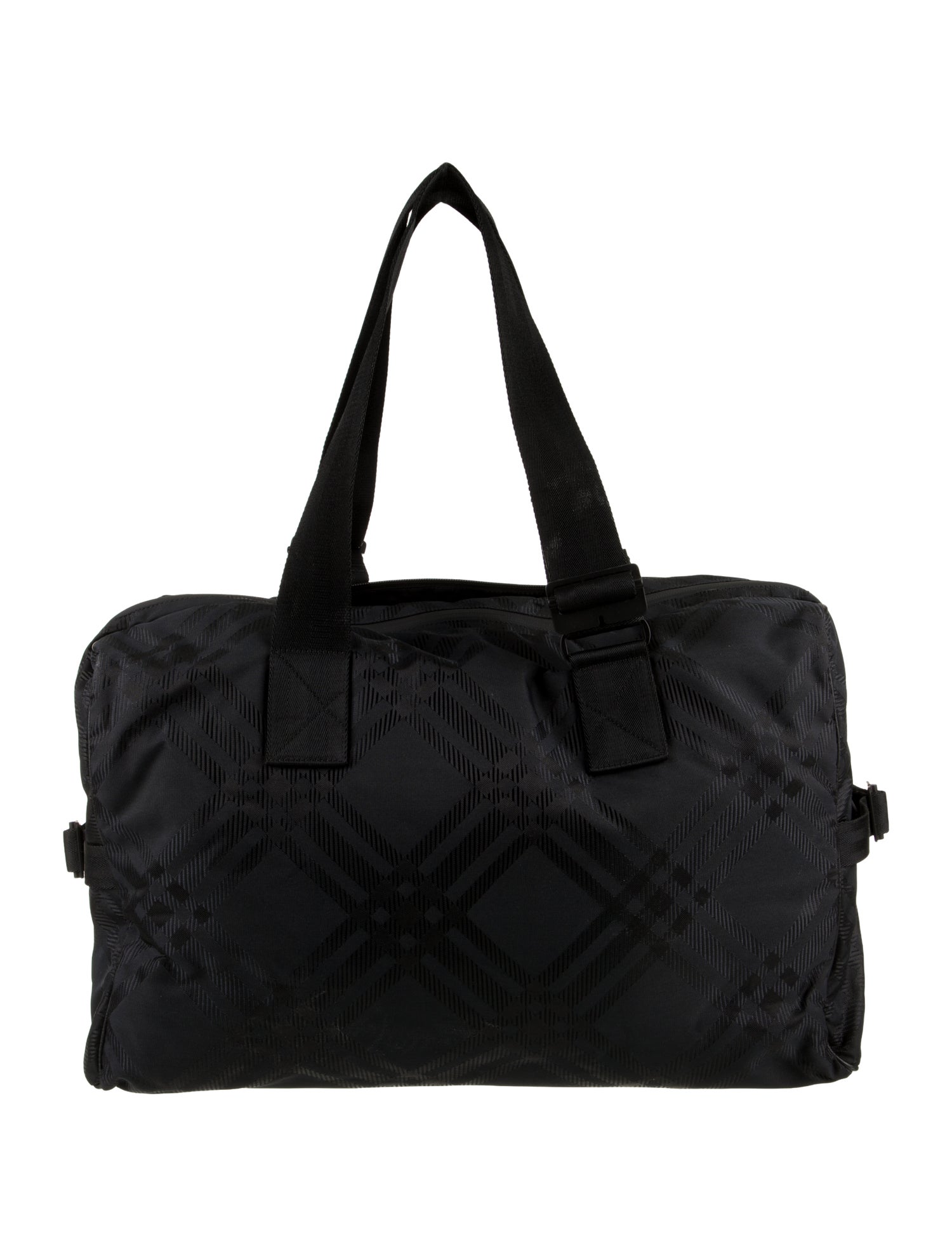 Burberry Smoked Check Duffel Bag W/ Tags