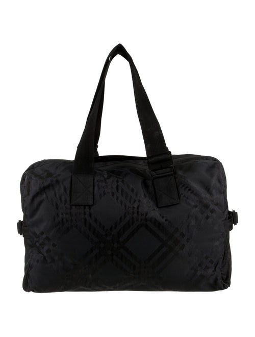 Burberry Smoked Check Duffel Bag W/ Tags