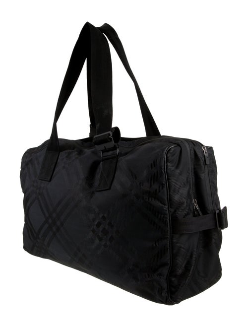 Burberry Smoked Check Duffel Bag W/ Tags