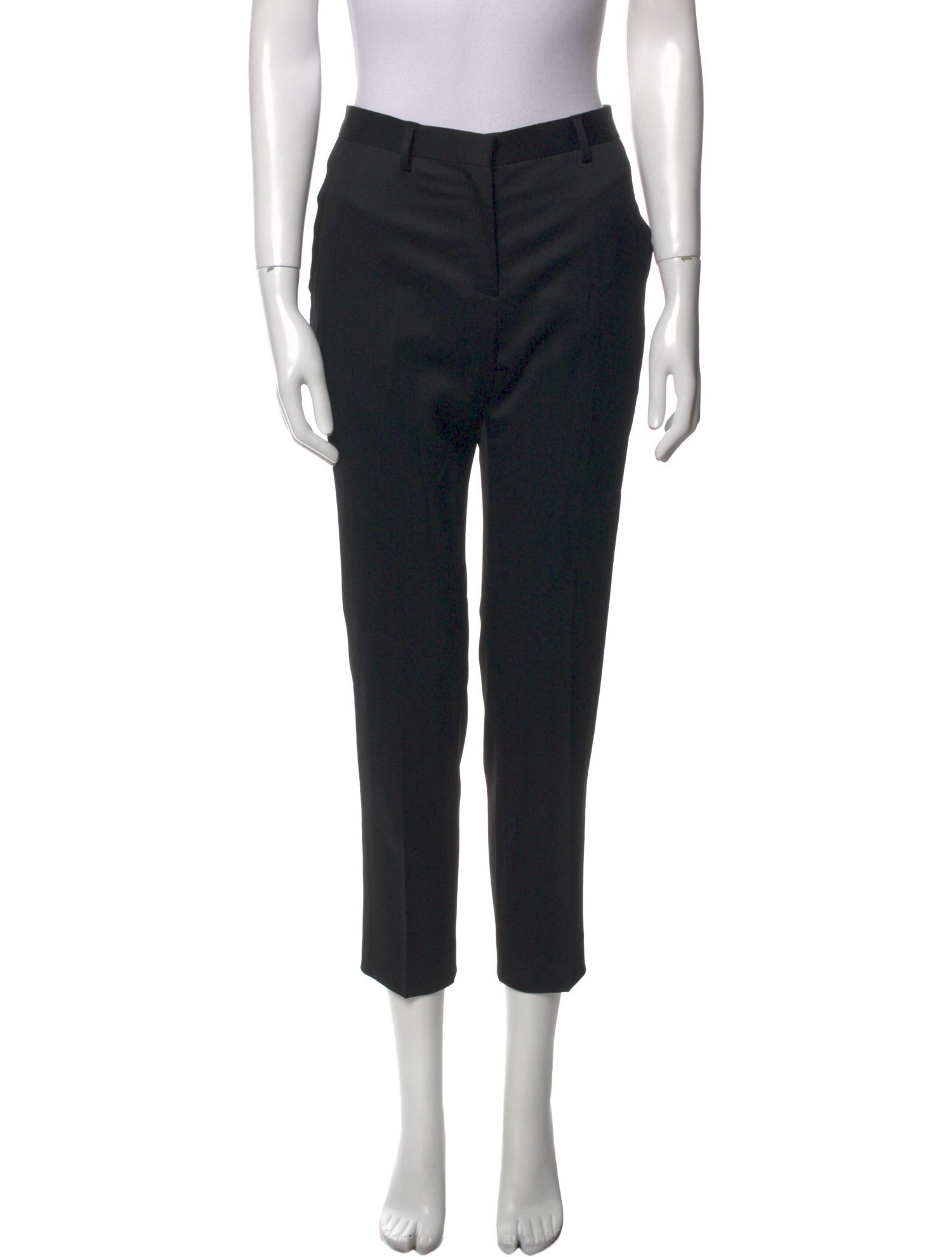 Burberry Prorsum Virgin Wool Straight Leg Pants