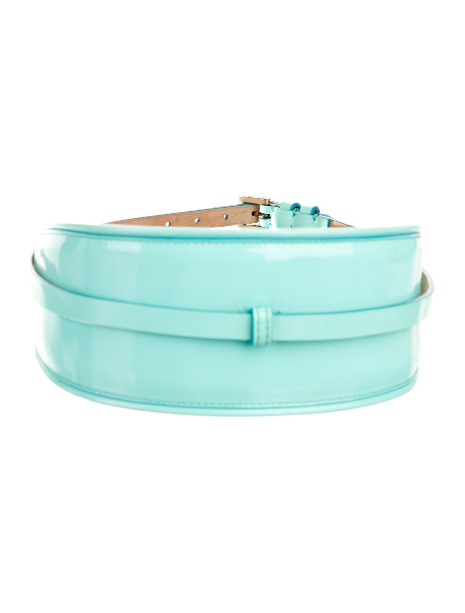 Burberry Prorsum Wide Patent Leather Belt