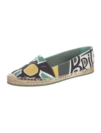 Burberry Prorsum Canvas Printed Espadrilles