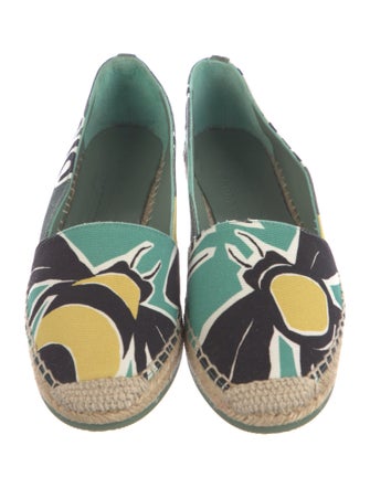 Burberry Prorsum Canvas Printed Espadrilles